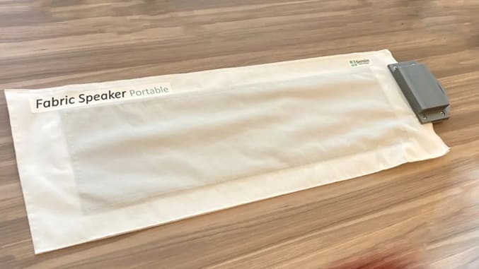 اسپیکر پارچهای منعطف Sensia با تکنولوژی AIST معرفی شد