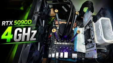 اورکلاک دیوانهوار کارت گرافیک RTX 5090D انویدیا به فرکانس 4 گیگاهرتز کارت گرافیک RTX 5090D