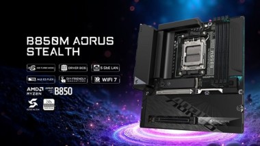 مادربرد B850M AORUS Stealth با کانکتورهای مخفی معرفی شد مادربرد B850M AORUS Stealth