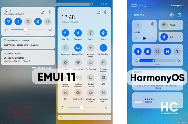 harmonyos-vs-emui-11-notification-panel-difference-img-1.jpg