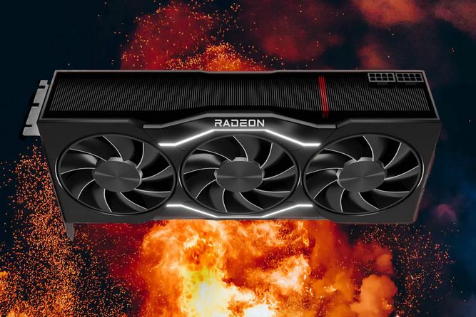 کارت گرافیک در حال سوختن RX 7900 XTX