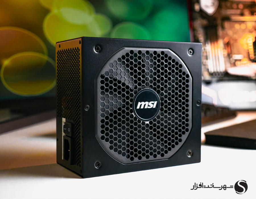 نمای ظاهری پاور MSI A850GF