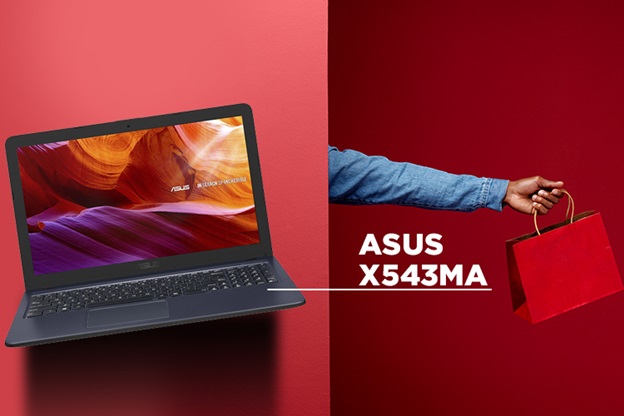 نمایش ظاهری لپ تاپ ایسوس X543MA