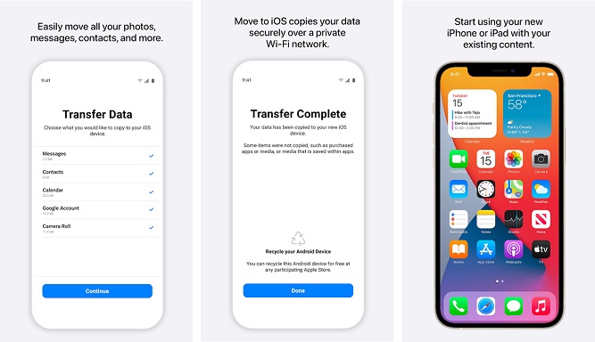 انتقال سابقه چت واتس اپ از اندروید به iOS با خود نرم افزار