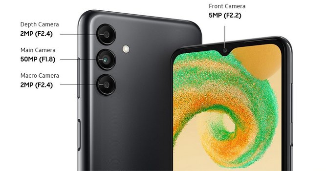 دوربین گوشی نمایشگر گوشی Galaxy A04s