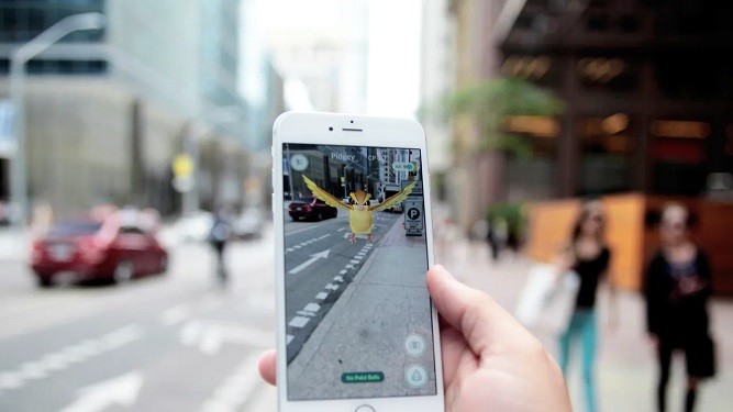 بازی pokemon go با تکنولوژی AR