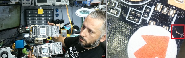 خرابی کارت گرافیک RTX 30 گیگابایت