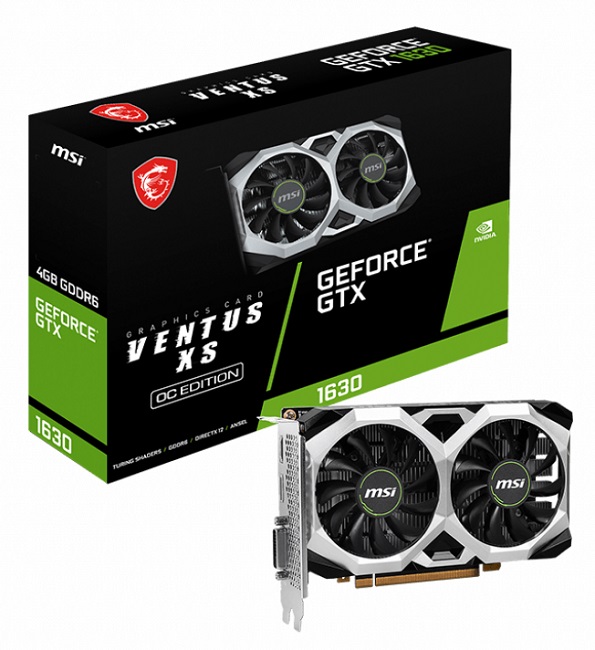 کارتهای گرافیک MSI GeForce GTX 1630