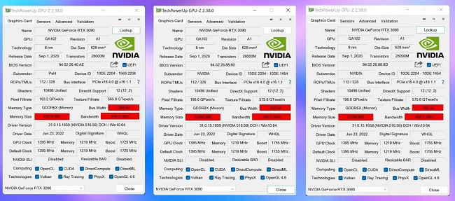 بایوس کاستوم کارت گرافیک GeForce RTX 3090