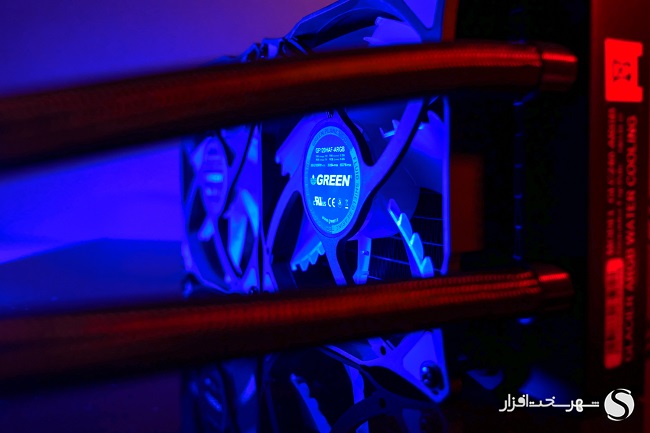واترکولر GLACIER 240 ARGB گرین سازگار با سوکت LGA1700 اینتل