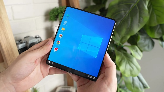 نصب ویندوز Galaxy Z Fold