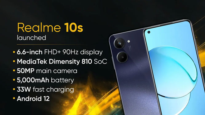 گوشی Realme 10s