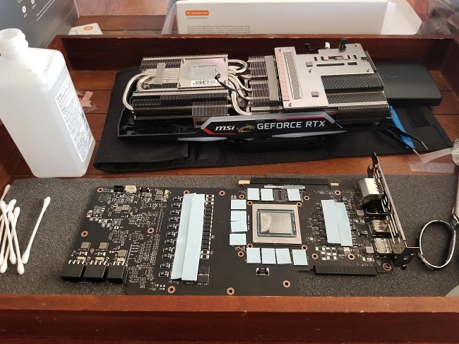 تمیز کردن کارت گرافیک ماین شده