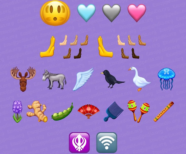 شکلک های جدید سیستم عامل iOS 16.4 به لطف بسته Emoji 15.0