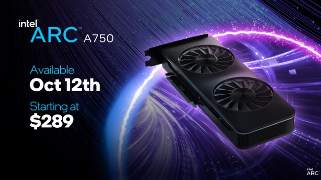 قیمت کارت گرافیک Arc A750