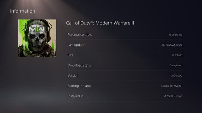 دیسک های فیزیکی از بازی Modern Warfare 2 تنها 72 مگابایت اطلاعات دارند