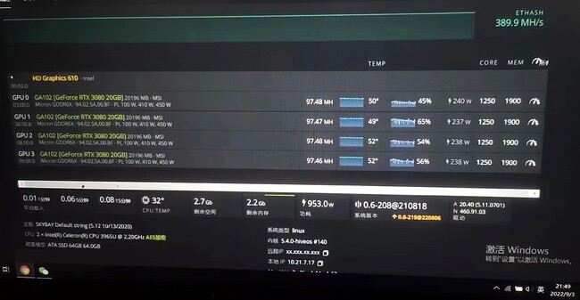  قیمت rtx 3080 20gb