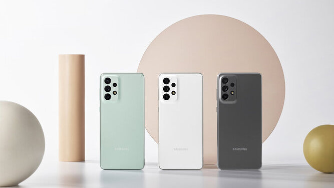 بروزرسانی گوشی galaxy a73
