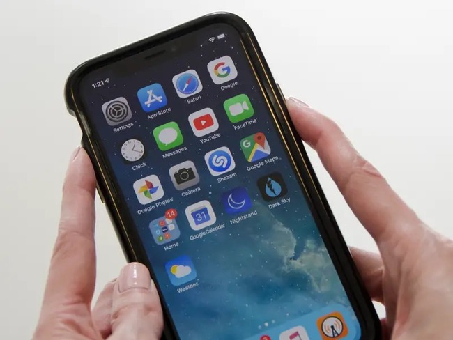 اسکرین شات ایفون