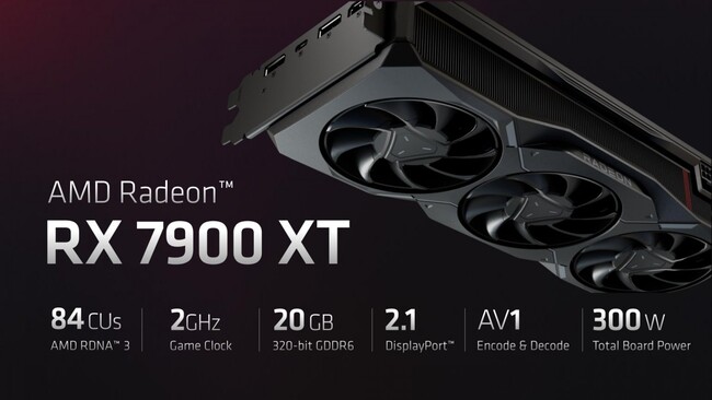 کارت گرافیک radeon rx 7900 xt