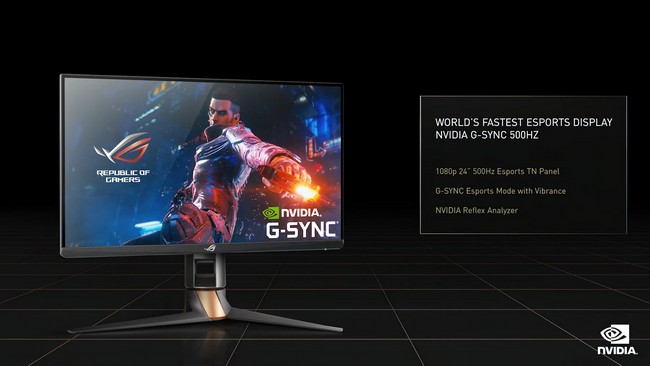 قابلیت‌های مانیتور گیمینگ Asus Rog Swift 500 هرتز