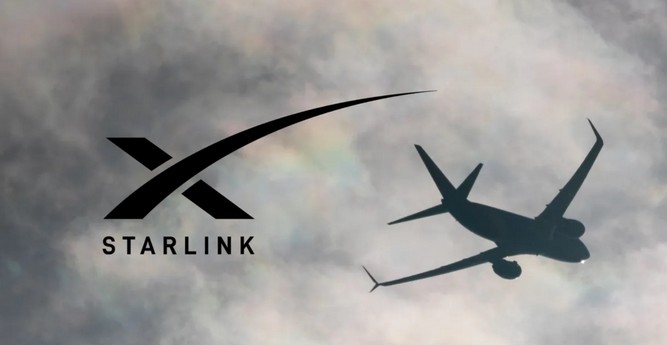اینترنت Starlink Aviation