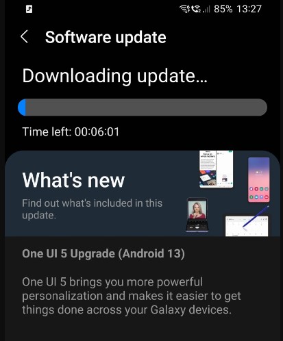 رابط کاربری One UI 5.0