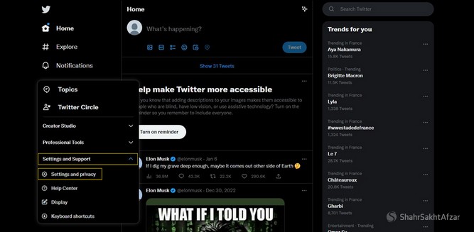 فعال سازی رمز دو مرحله ای در توییتر