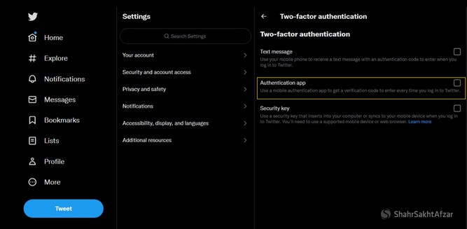 افزایش امنیت توییتر