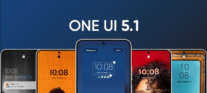 رابط کاربری One UI 5.1 برای دو گوشی Galaxy A73 و Z Fold3 