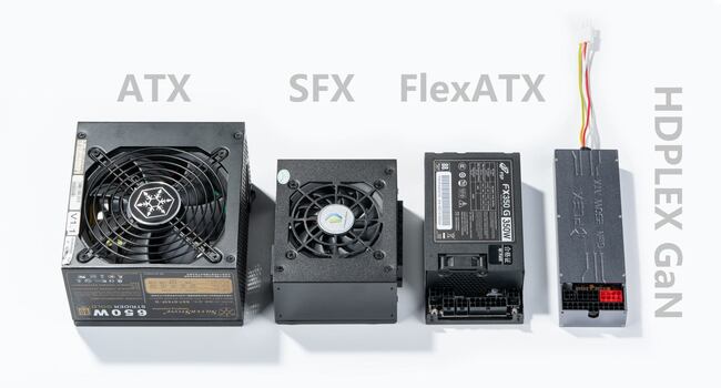 مقایسه ابعاد HDPLEX با دیگر پاور ها