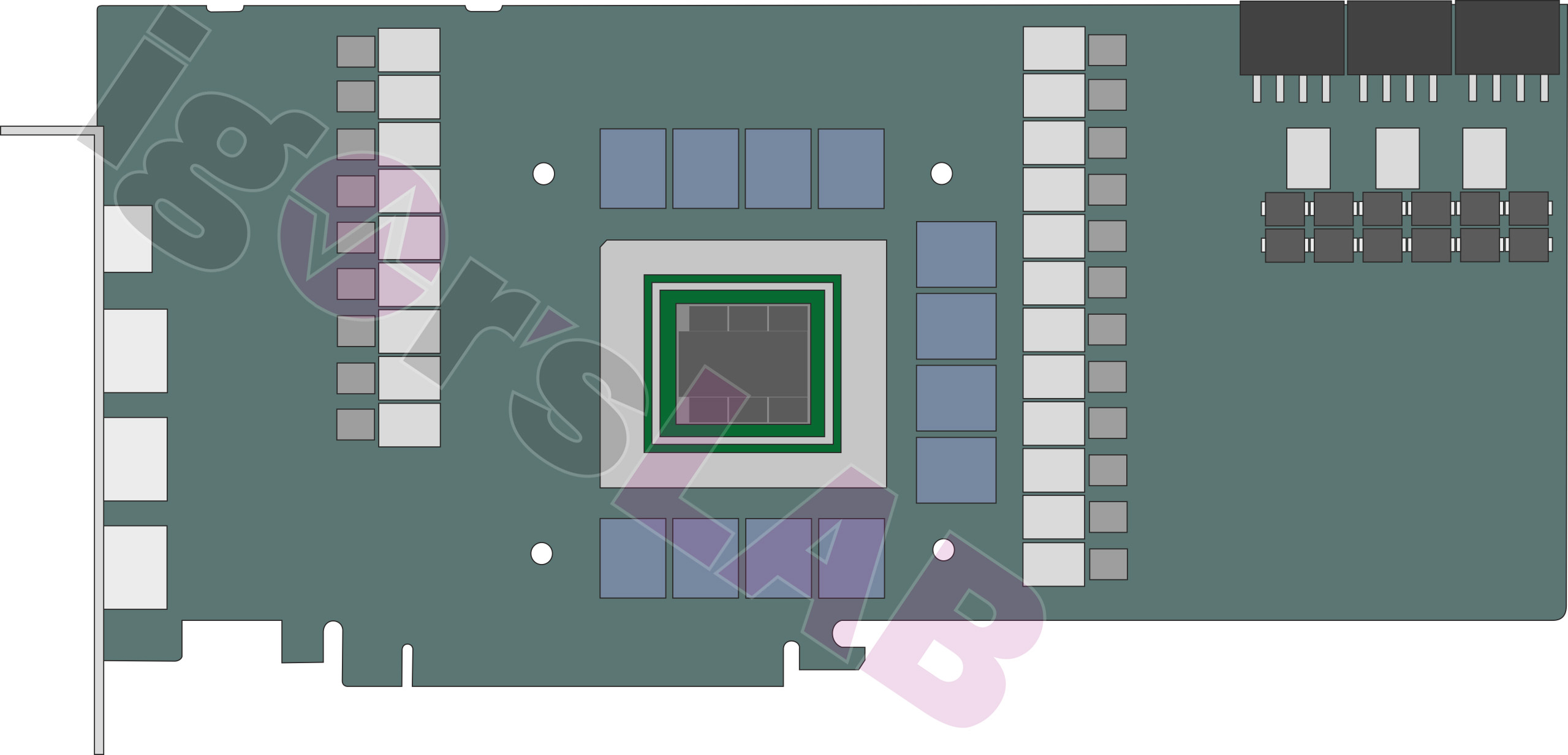 برد PCB کارت گرافیک RX 7900XT