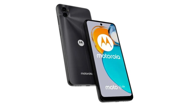 گوشی moto e22s از طراحی زیبایی برخوردار است