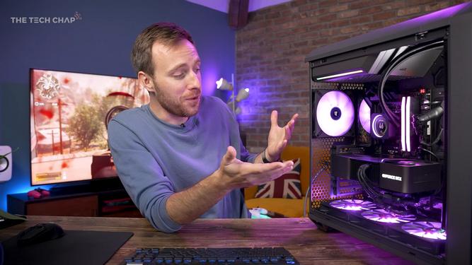 سیستم گیمینگ با کارت گرافیک RTX 4090 برای تست 8K