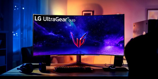 مانیتور گیمینگ منحنی UltraGear OLED Curved