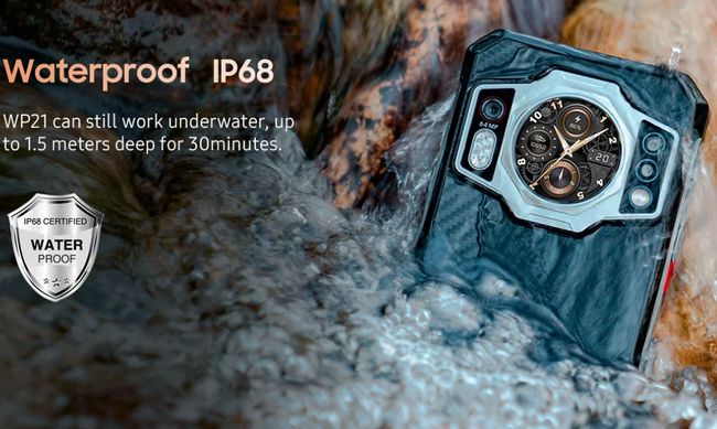 استانداردهای ضد آب گوشی اوکیتل WP21