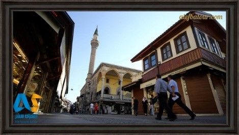 بازار تاریخی بدستن قونیه و مسجد عزیزیه