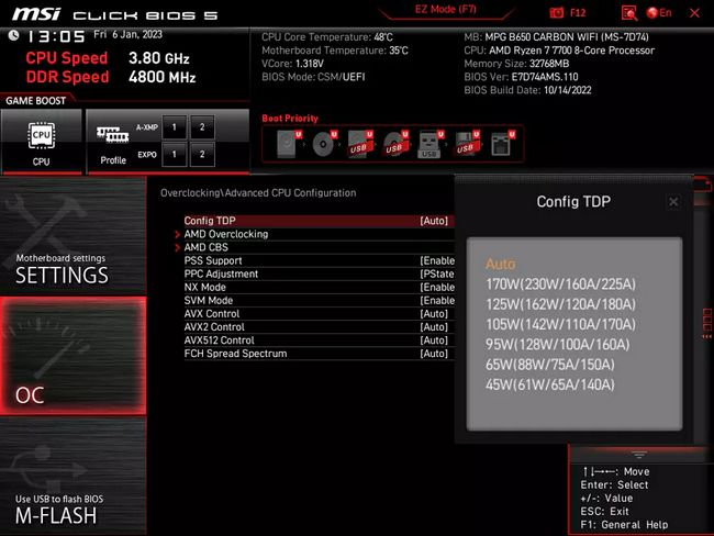 افزایش توان ryzen 9 در مادربرد msi