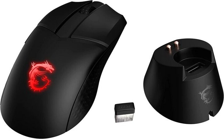 Clutch-GM31-Lightweight-Wireless-Mouse موس بی‌سیم گیمینگ از برند MSI 