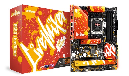 LiveMixer-ASRock-new-motherboard مادربردهای جدید ازراک با طرح گرافیتی و نقاشی خیابانی