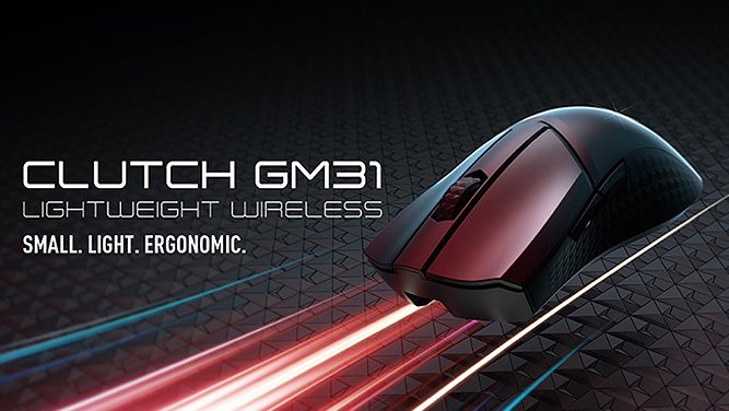 MSI موس بی‌سیم گیمینگ جدید خود با نام CLUTCH GM31 را معرفی کرده است