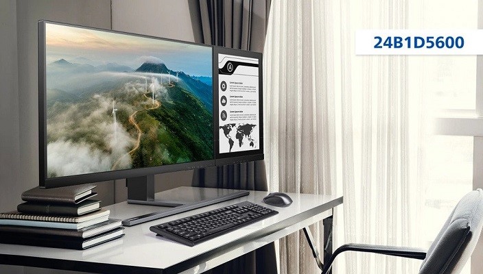 Philips-new-2in1-monitor مانیتور ۲ در ۱ فیلیپس با دو نمایشگر جداگانه