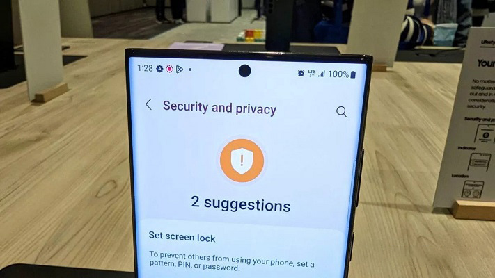 Samsung-Security-privacy-dashboard نسخه پایدار رابط کاربری One UI 5 سامسونگ برای گوشی‌های گلکسی اس ۲۲