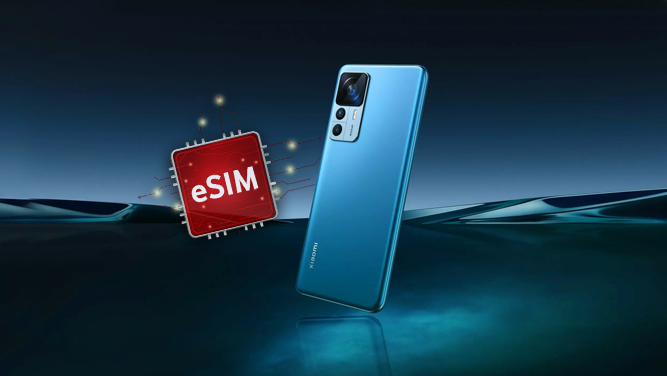 گوشی شیائومی Xiaomi 12T Pro با فناوری سیم‌کارت الکترونیکی eSIM