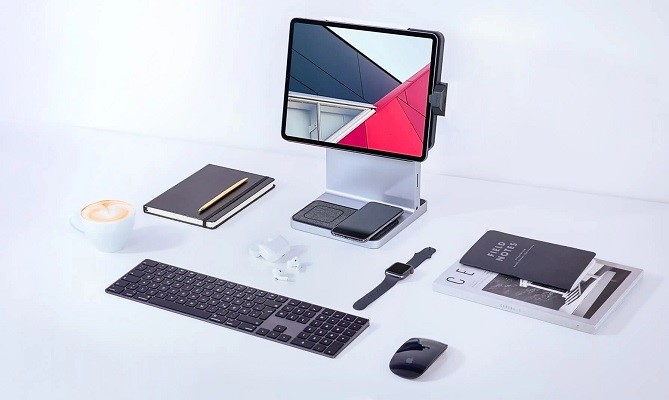 iPad-docking-accessory داک یا پایه برای تبلت آیپد توسط اپل 