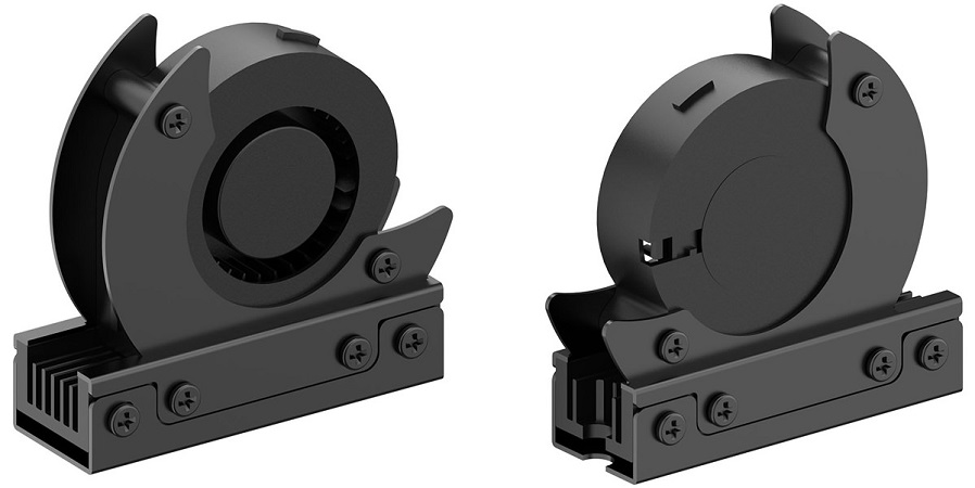 خنککننده فعال Gecko را به همراه فن و دمنده حلزونی