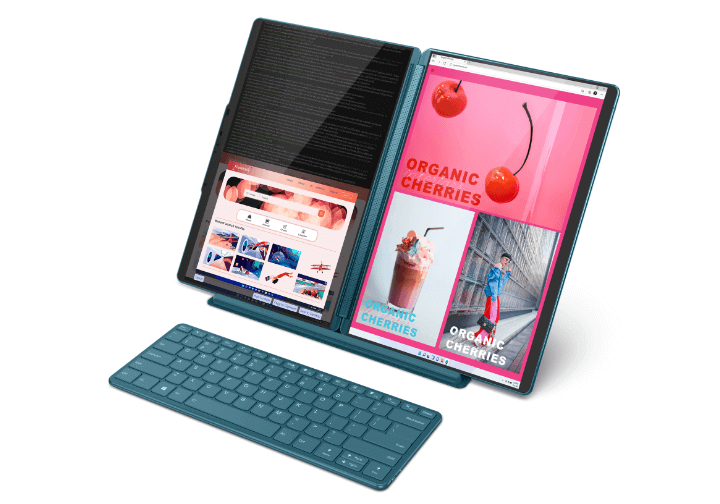 لپ تاپ جدید Lenovo YogaBook 9i 13 لنوو با دو صفحه نمایش