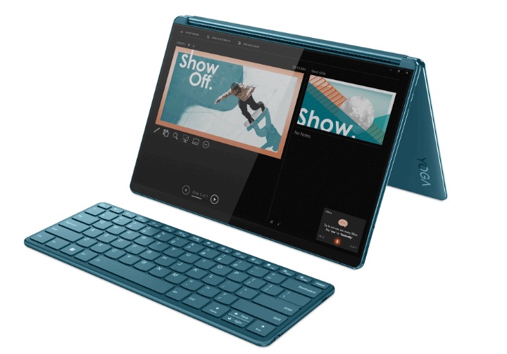 لپ تاپ جدید Lenovo YogaBook 9i 13 لنوو با دو صفحه نمایش