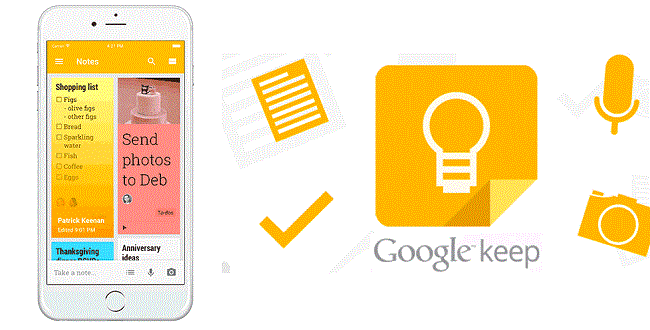 آپدیت گوگل برای اپلیکیشن Google Keep