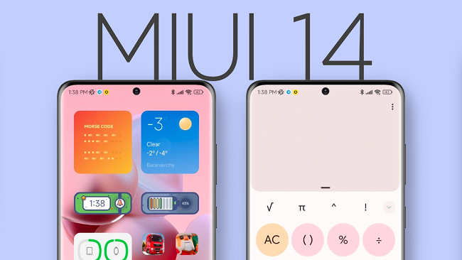 رابط کاربری MIUI 14 در گوشی های جدید شیائومی ۱۳